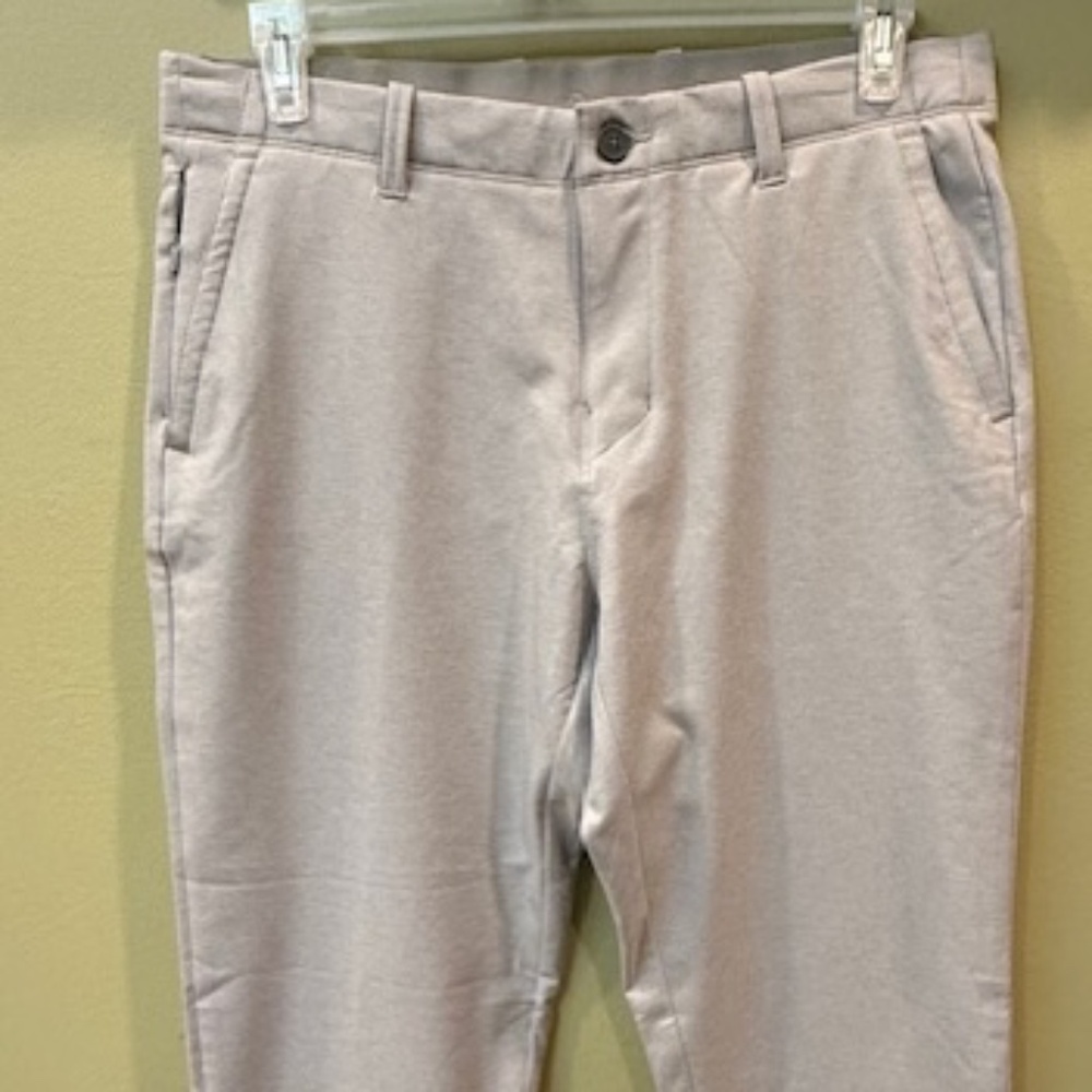 Tommy Bahama Pants Mens 34x32 On Par Flat Front Performance Golf Chino Gray